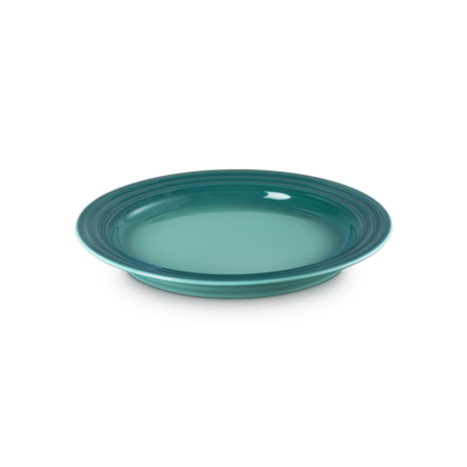 Prato de Sobremesa Cerâmica 22cm Vancouver Bleu Riviera Le Creuset