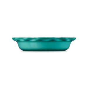 Travessa Redonda para Torta Cerâmica Heritage Bleu Riviera 23cm Le Creuset