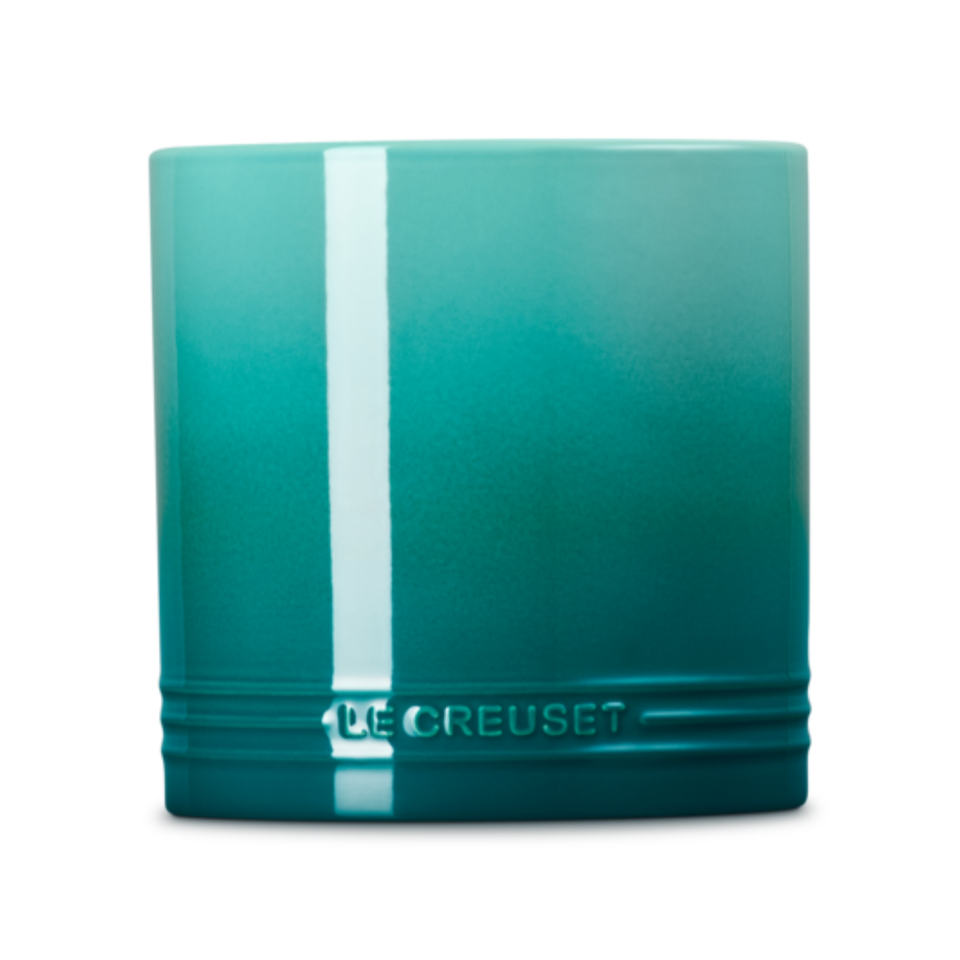 Porta Utensílios Reto Grande Cerâmica Signature Bleu Riviera 2,5L Le Creuset