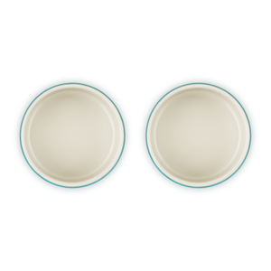 Kit com 2 Ramekins Cerâmica 200ml Bleu Riviera Le Creuset