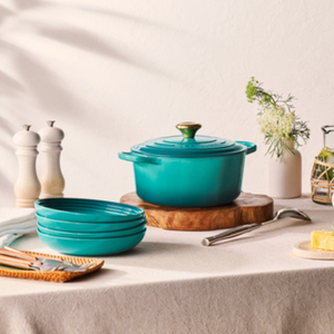 Prato Fundo Cerâmica 22cm Bleu Riviera Le Creuset