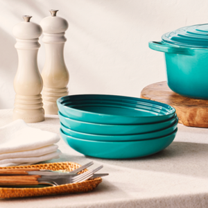 Prato Fundo Cerâmica 22cm Bleu Riviera Le Creuset