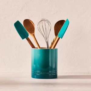 Porta Utensílios Reto Grande Cerâmica Signature Bleu Riviera 2,5L Le Creuset