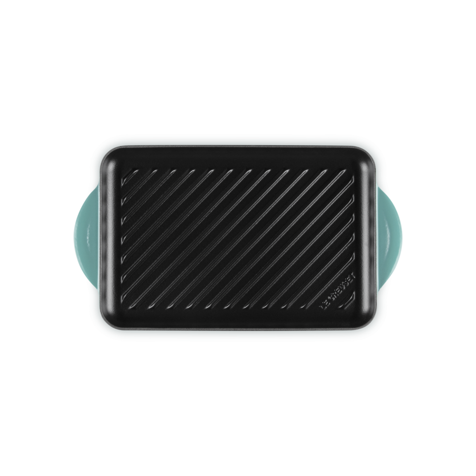 Grelha Retangular Rasa Bleu Riviera 32cm Le Creuset