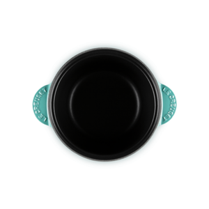 Panela Le Creuset para Arroz sem Tampa Interna Bleu Riviera com Pegador Dourado 2,8L 20cm