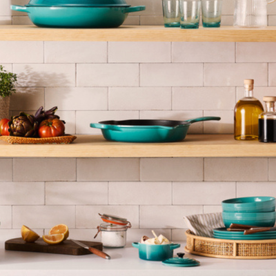 Skillet Redonda Funda Signature Bleu Riviera 26cm Le Creuset