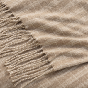 Manta Rione 100% Poliéster Nocciola / Bege Trussardi