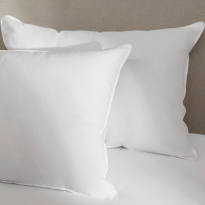 Travesseiro Sono Leve 233 Fios Percal 100% Algodão Branco 50x70cm Trussardi