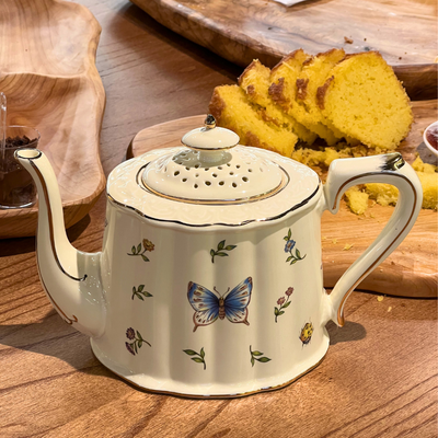 Bule Cerâmica 1L Papillon Lilian Design