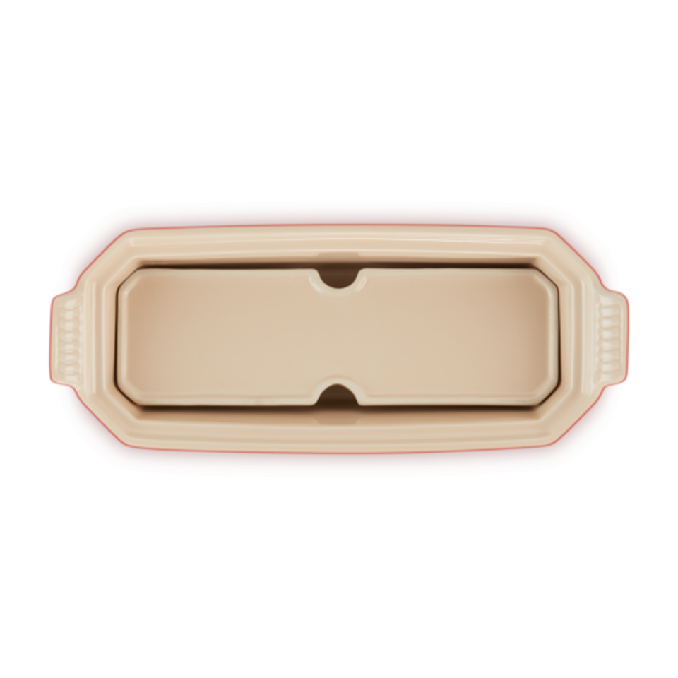 Travessa Terrine Cerâmica Heritage Vermelha 1,1L Le Creuset