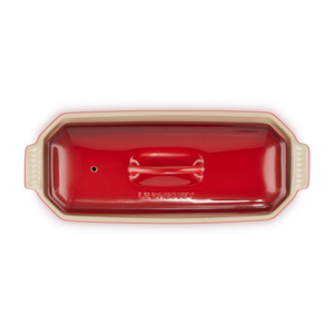 Travessa Terrine Cerâmica Heritage Vermelha 1,1L Le Creuset