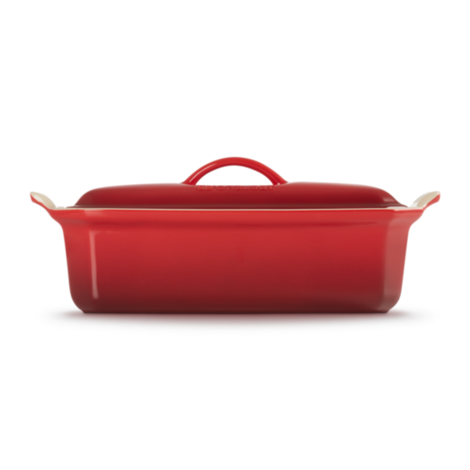 Travessa Terrine Cerâmica Heritage Vermelha 1,1L Le Creuset