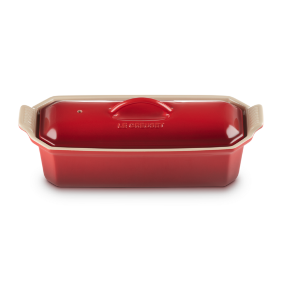 Travessa Terrine Cerâmica Heritage Vermelha 1,1L Le Creuset