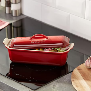 Travessa Terrine Cerâmica Heritage Vermelha 1,1L Le Creuset