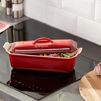 Travessa Terrine Cerâmica Heritage Vermelha 1,1L Le Creuset