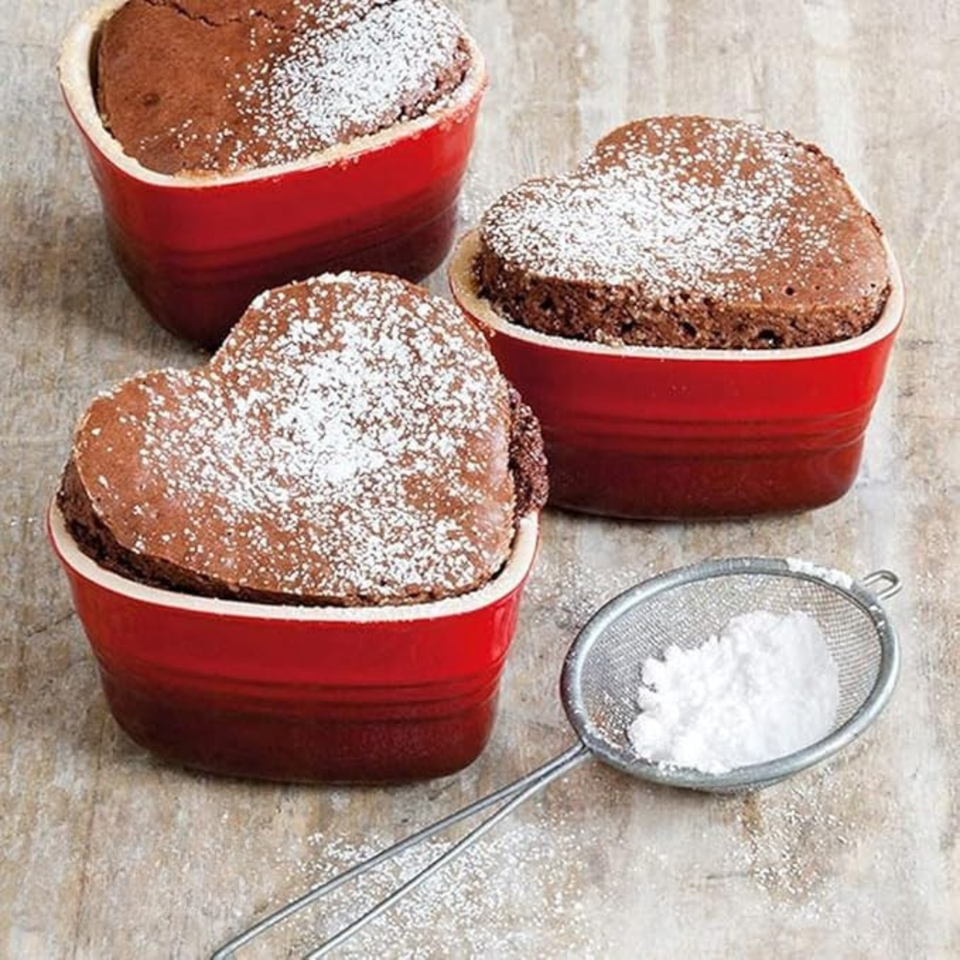 Ramekin Formato Coração Cerâmica 300ml Vermelho Le Creuset