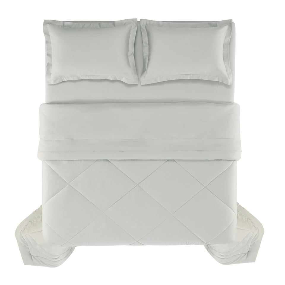 Edredon Queen Grasso 300 Fios 100% Algodão Egípcio Nebbia Trussardi
