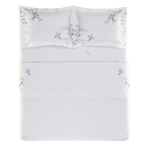 Jogo de Cama Casal Rondini 4 Pçs 300 Fios Cetim 100% Bambu Trussardi