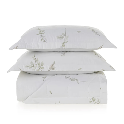 Jogo de Colcha King Saboia 3 Pçs 200 Fios 100% Algodão Trussardi