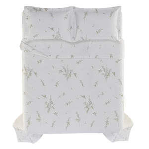 Jogo de Colcha Casal Saboia 3 Pçs 200 Fios 100% Algodão Trussardi