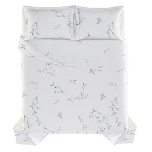 Jogo de Colcha King Rondini 3 Pçs 300 Fios Cetim 100% Bambu Trussardi