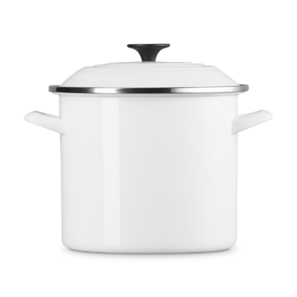 Stockpot Aço Esmaltado Branco 7,6L 22cm Le Creuset