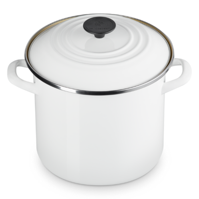 Stockpot Aço Esmaltado Branco 7,6L 22cm Le Creuset