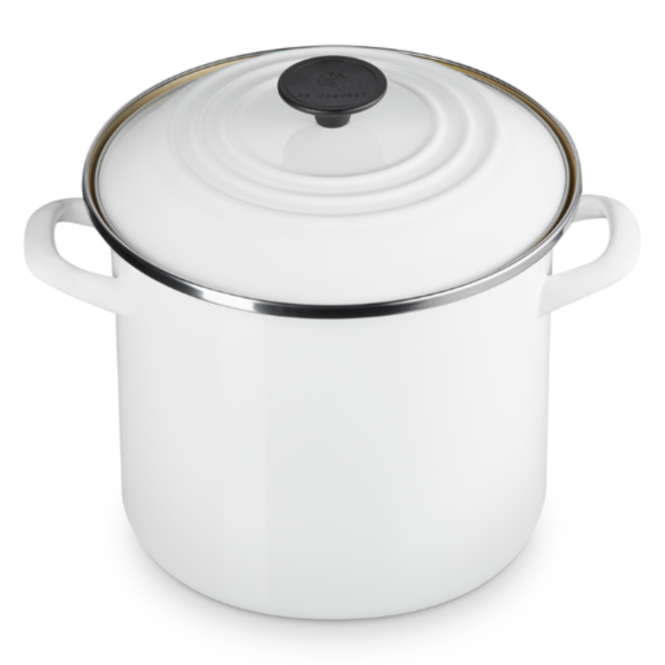 Stockpot Aço Esmaltado Branco 7,6L 22cm Le Creuset