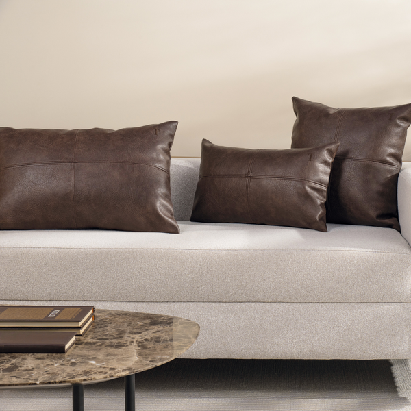 Almofada Silviero 100% Couro Sintético 40x60cm Trussardi