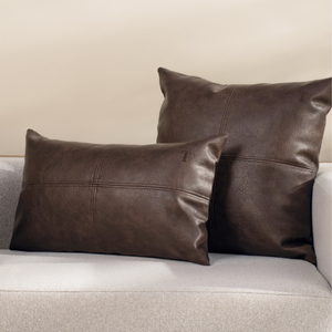 Almofada Silviero 100% Couro Sintético 45x45cm Trussardi