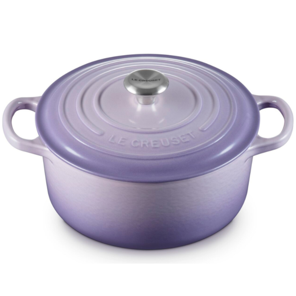 Panela Le Creuset Redonda Signature Bluebel Purple 3,3L 22cm