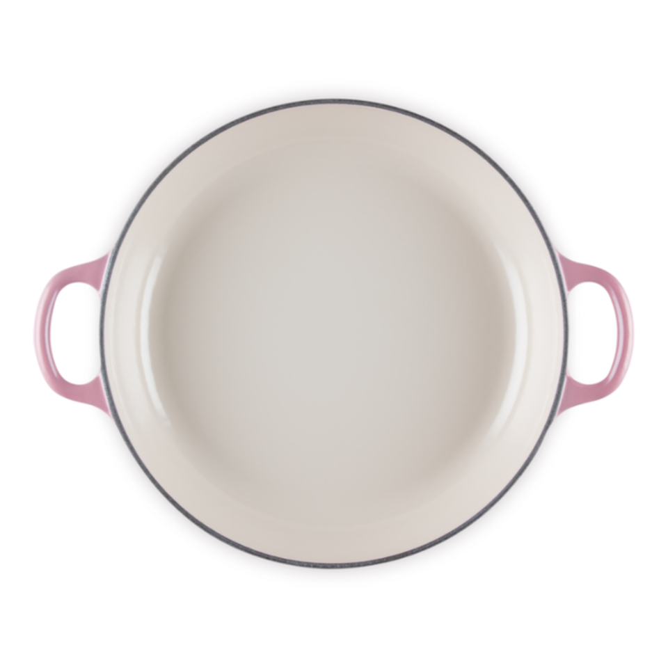 Caçarola Buffet Signature Petal Berry com Pegador Dourado 2,2L 26cm Le Creuset