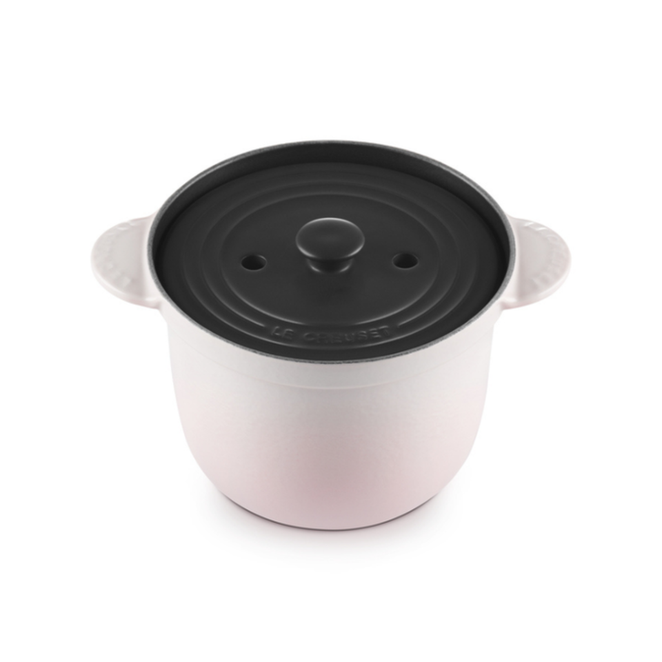 Panela Le Creuset para Arroz com Tampa Interna Shell Pink 2L 18cm