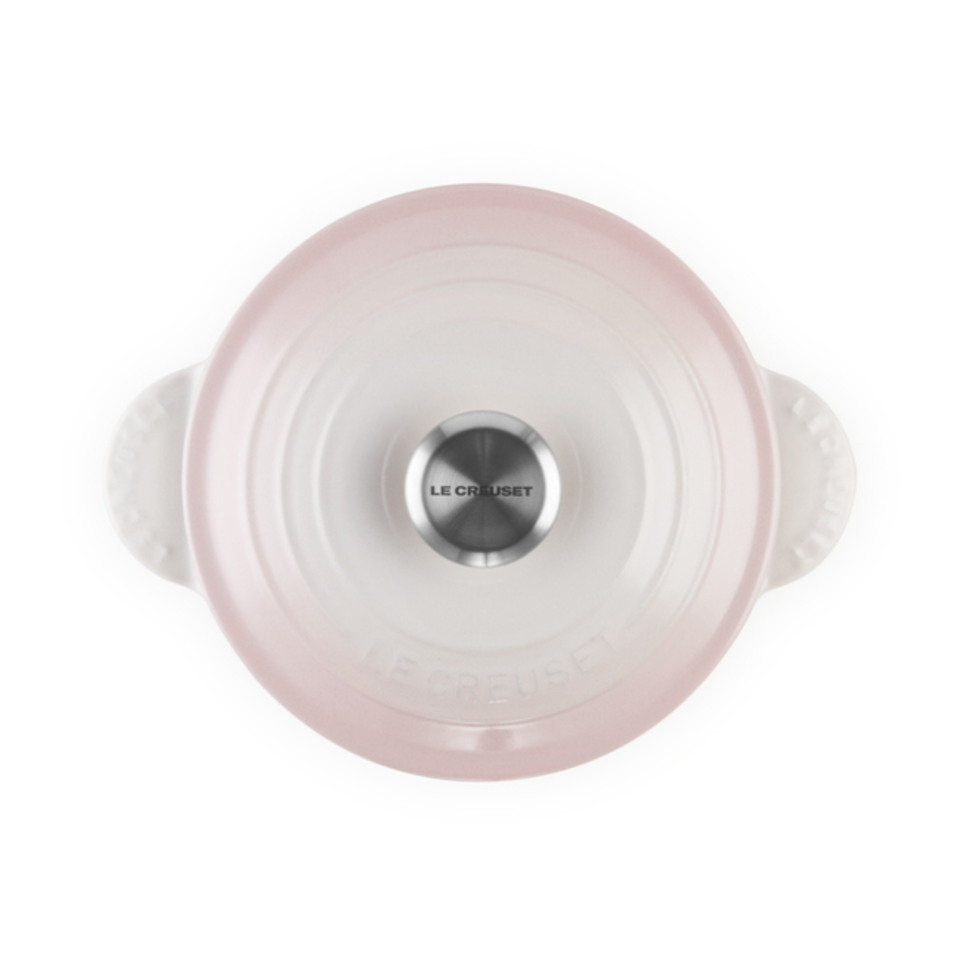 Panela Le Creuset para Arroz com Tampa Interna Shell Pink 2L 18cm