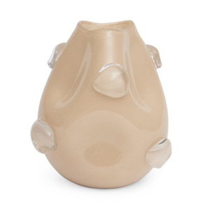 Vaso Vidro Bege 30,5x23,5x25,5cm Mart