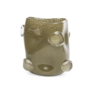 Vaso Vidro Oliva 21x19,5x22,5cm Mart