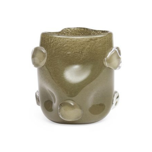 Vaso Vidro Oliva 21x19,5x22,5cm Mart