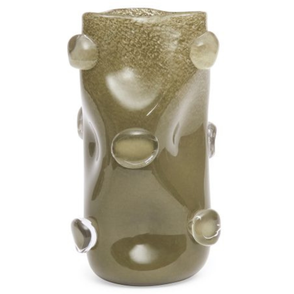 Vaso Vidro Oliva 32,5x18x19cm Mart