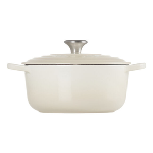 Panela Le Creuset Redonda Signature Meringue 12L 34cm