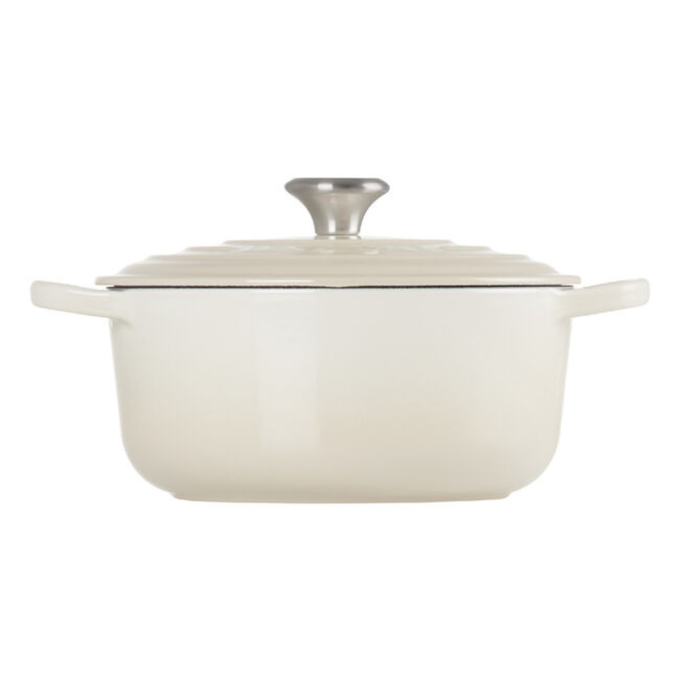 Panela Le Creuset Redonda Signature Meringue 12L 34cm