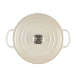 Panela Le Creuset Redonda Signature Meringue 12L 34cm
