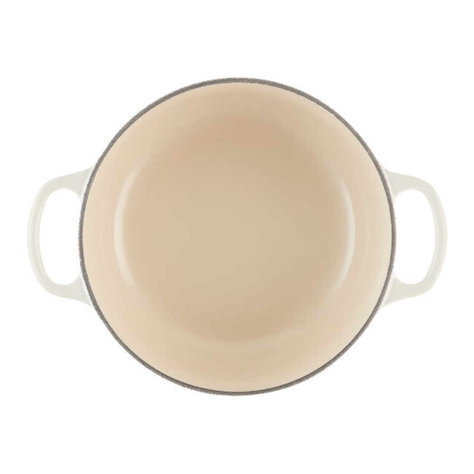 Panela Le Creuset Redonda Signature Meringue 12L 34cm