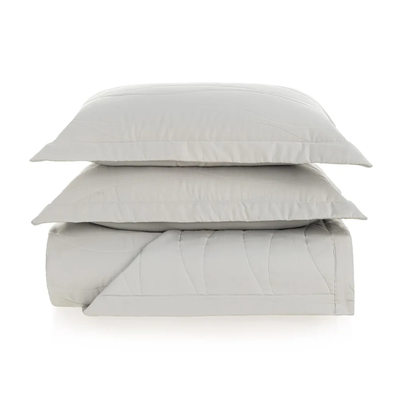 Jogo de Colcha King Novara 3 Pçs 300 Fios 100% Algodão Egípcio Nebbia Trussardi