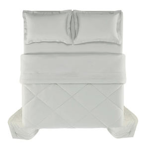 Edredom Casal Grasso 300 Fios Cetim 100% Algodão Egípcio Nebbia Trussardi