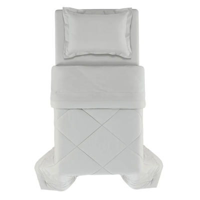 Edredom Solteiro Grasso 300 Fios Cetim 100% Algodão Egípcio Nebbia Trussardi
