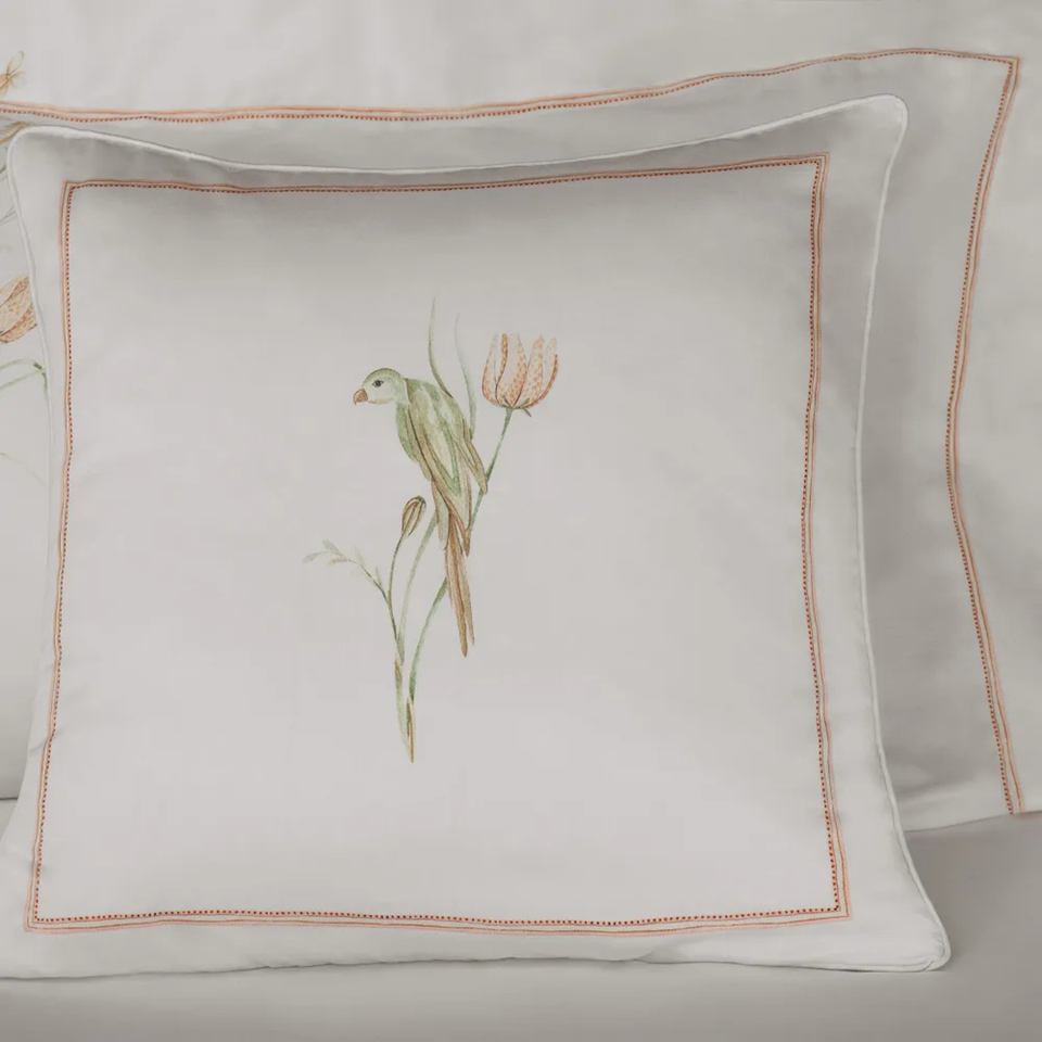 Almofada Borghese 300 Fios Cetim 100% Algodão Egípcio 45x45cm Trussardi