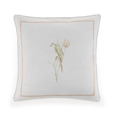 Almofada Borghese 300 Fios Cetim 100% Algodão Egípcio 45x45cm Trussardi