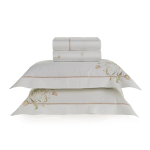 Jogo de Cama King Borghese 4 Pçs 300 Fios Cetim 100% Algodão Egípcio Trussardi