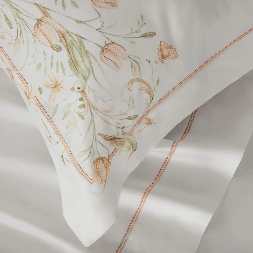 Jogo de Cama King Borghese 4 Pçs 300 Fios Cetim 100% Algodão Egípcio Trussardi