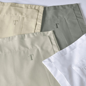 Jogo de Cama Casal Novoli 4 Pçs 200 Fios 100% Algodão Branco Trussardi